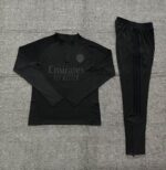 Kids Arsenal 2026/27 All Black Half-zip Tracksuit