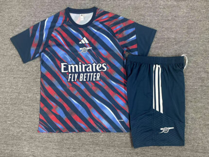 Kids Arsenal 2026/27 Camo Red Blue Training Jersey