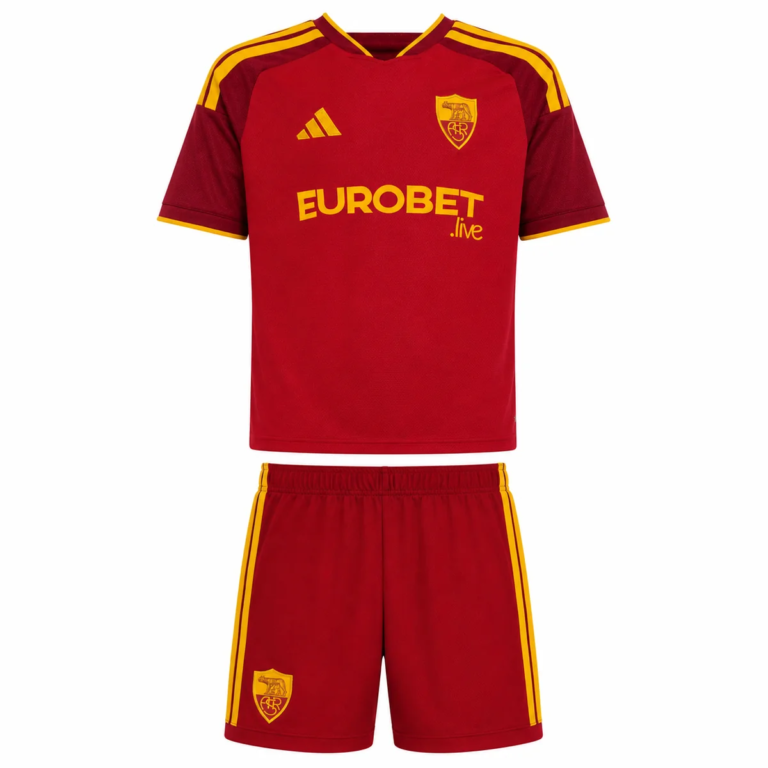 Kids AS Roma 2026/27 Home Kit