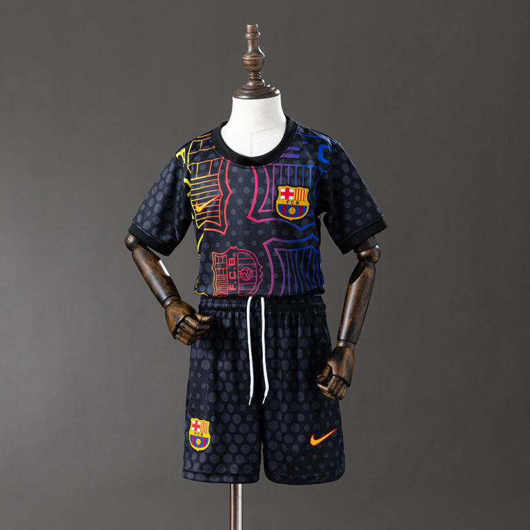 Kids Barcelona 2025/26 Black Training Jersey