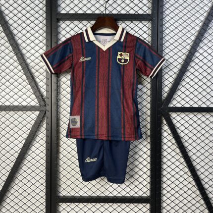 Kids Barcelona 2025/26 Red and Blue Special Edition Kit