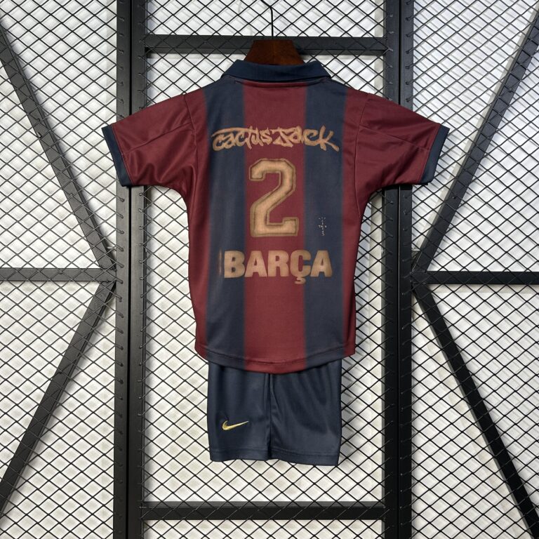 Kids Barcelona 2025/26 Red black Special Edition Kit