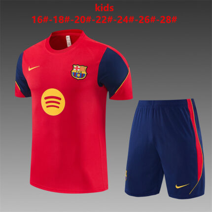 Kids Barcelona 2026/27 Red Training Jersey