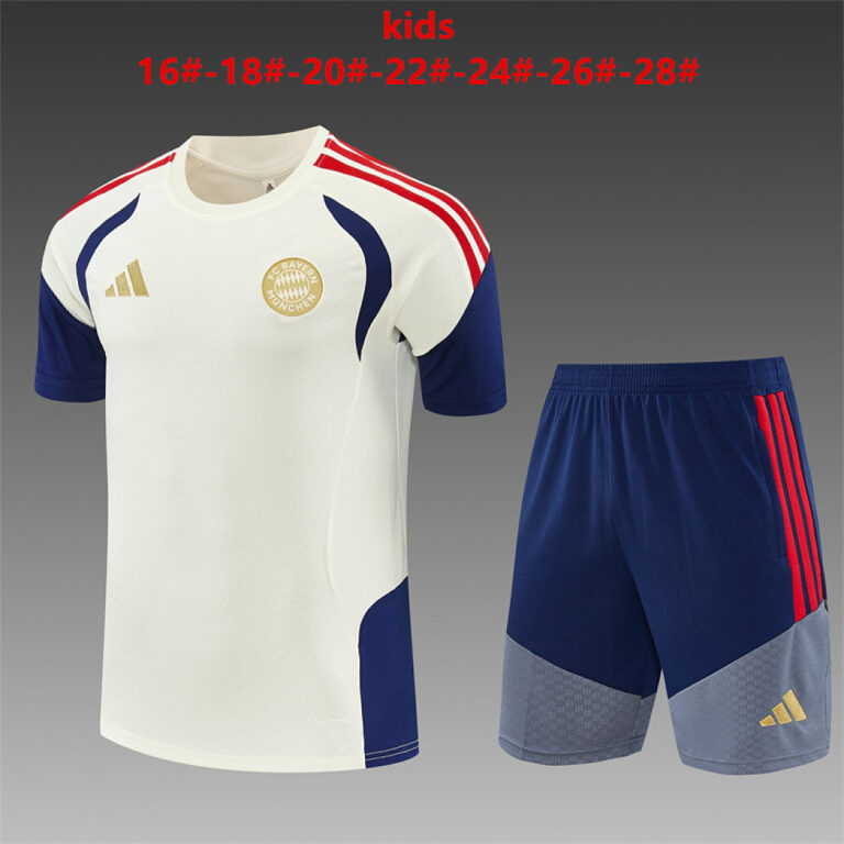 Kids Bayern Munich 2026/27 Beige Training Jersey