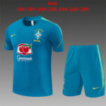 Kids Brazil 2026 World Cup Light Blue Training Jersey