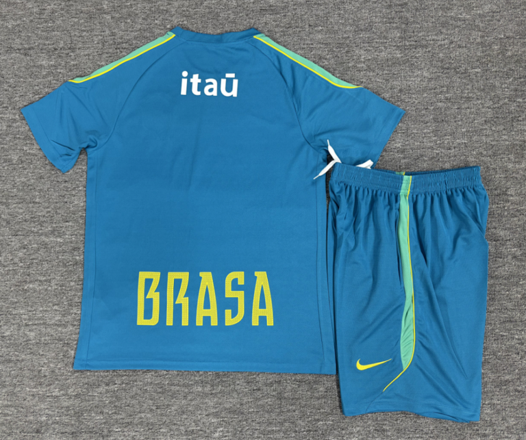 Kids Brazil 2026 World Cup Light Blue Training Jersey
