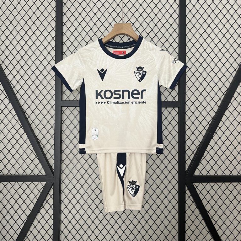 Kids CA Osasuna 2024/25 Away white Kit