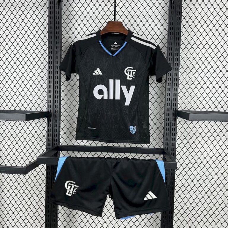 Kids Charlotte FC 2025/26 black Kit