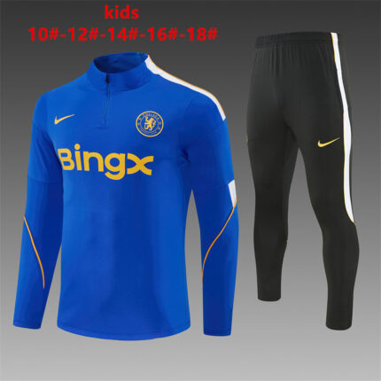 Kids Chelsea 2026/27 Half-zip Royal Blue Tracksuit