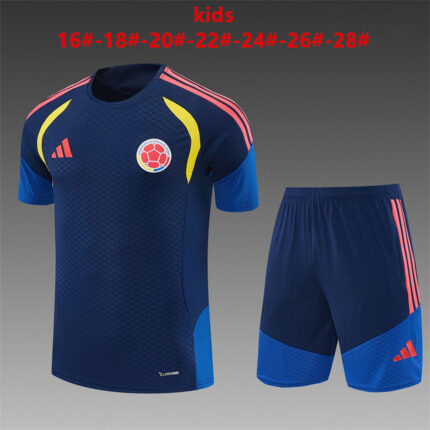 Kids Colombia 2026 World Cup Royal Blue Training Jersey