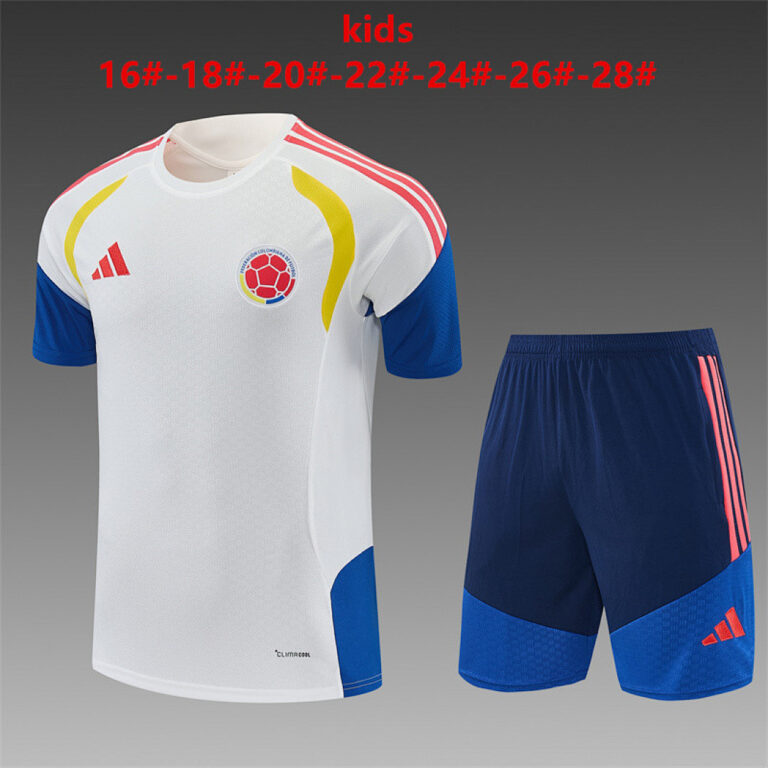 Kids Colombia 2026 World Cup White Training Jersey
