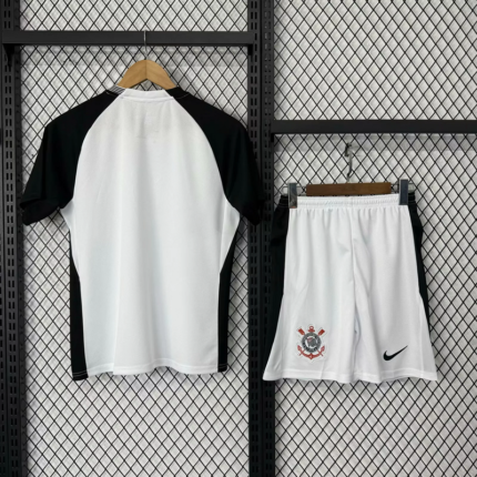 Kids Corinthians 2025/26 Home white Kit