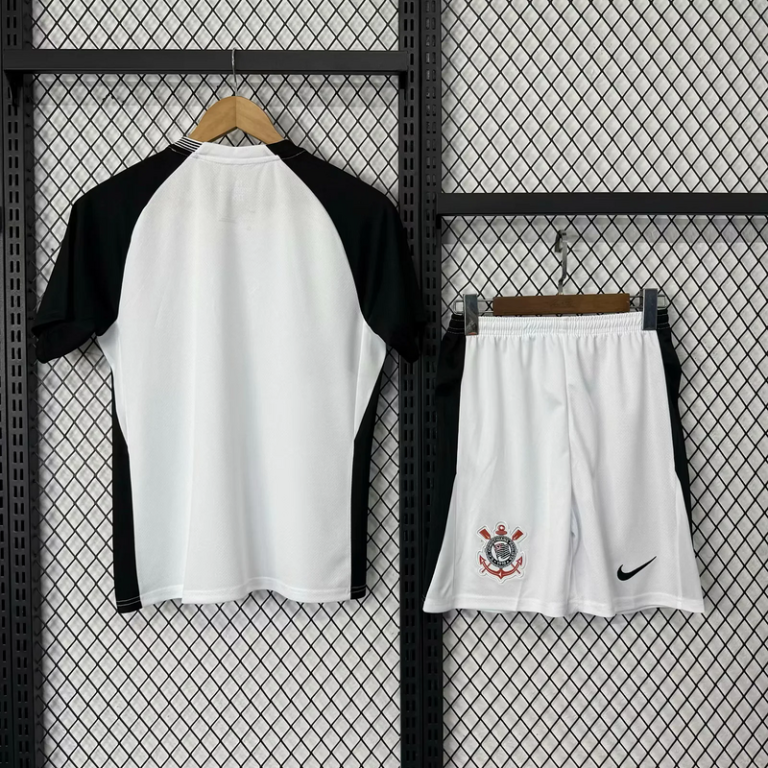 Kids Corinthians 2025/26 Home white Kit