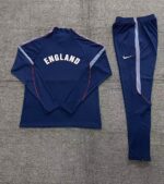 Kids England 2026 World Cup Half-zip Royal Blue Tracksuit