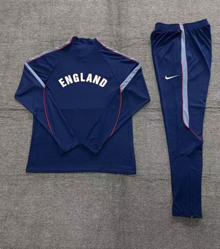 Kids England 2026 World Cup Half-zip Royal Blue Tracksuit