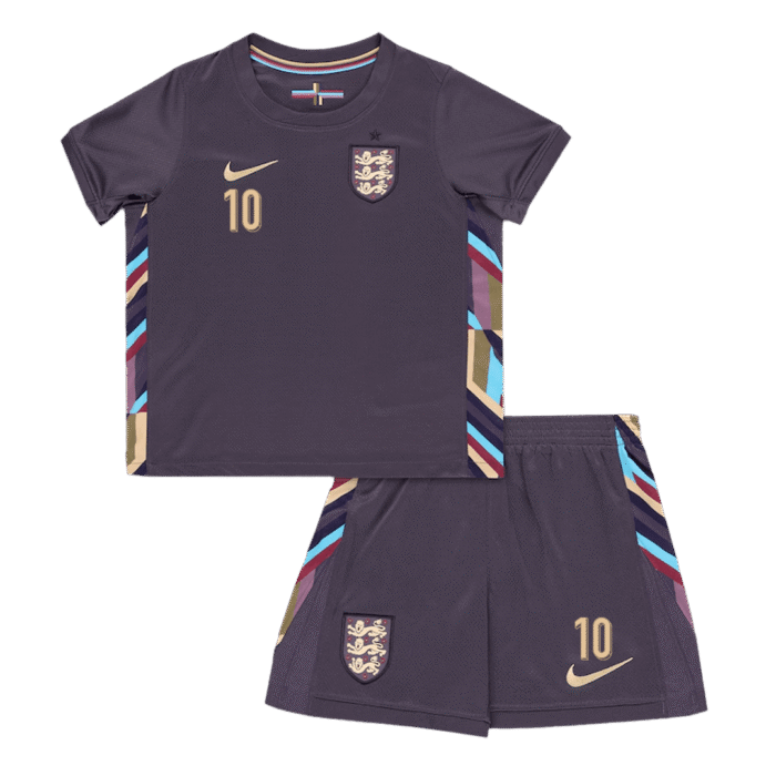 Kids England Retro Away Jersey – Bellingham 10