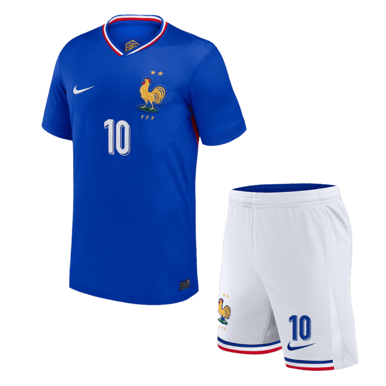 Kids France Retro Home Jersey – Mbappe 10