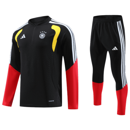Kids Germany 2026 World Cup 1 4 Zip World Cup Black Tracksuit