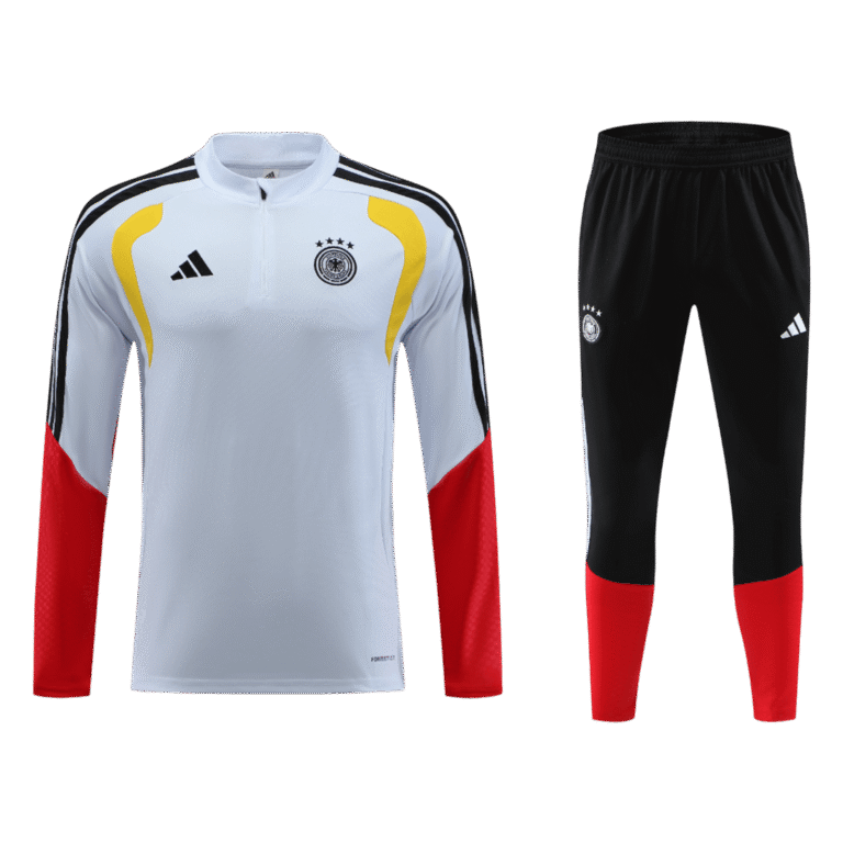 Kids Germany 2026 World Cup 1 4 Zip World Cup White Tracksuit