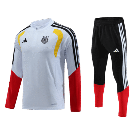 Kids Germany 2026 World Cup 1 4 Zip World Cup White Tracksuit