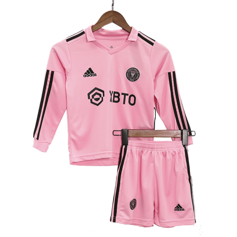 Kids Inter Miami CF 2023/24 Home Long Sleeve Kit