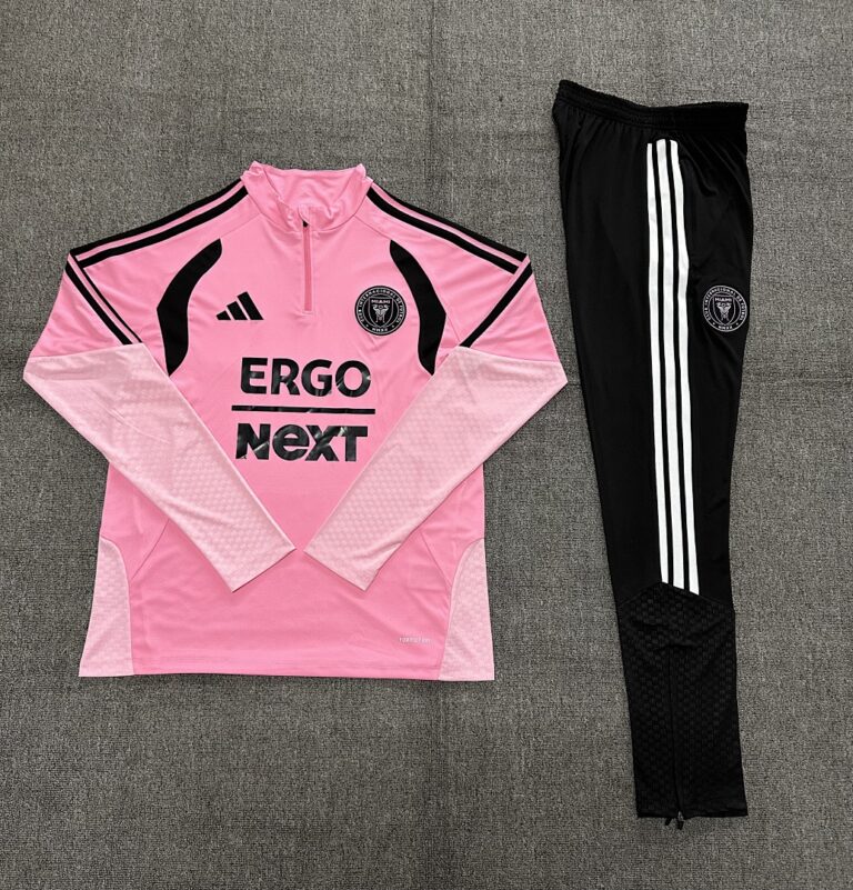 Kids Inter Miami CF 2026/27 Half-zip Pink Tracksuit