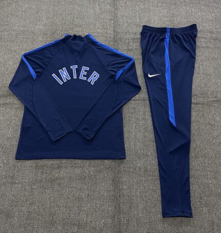 Kids Inter Milan 2026/27 Half-zip Navy Blue Tracksuit