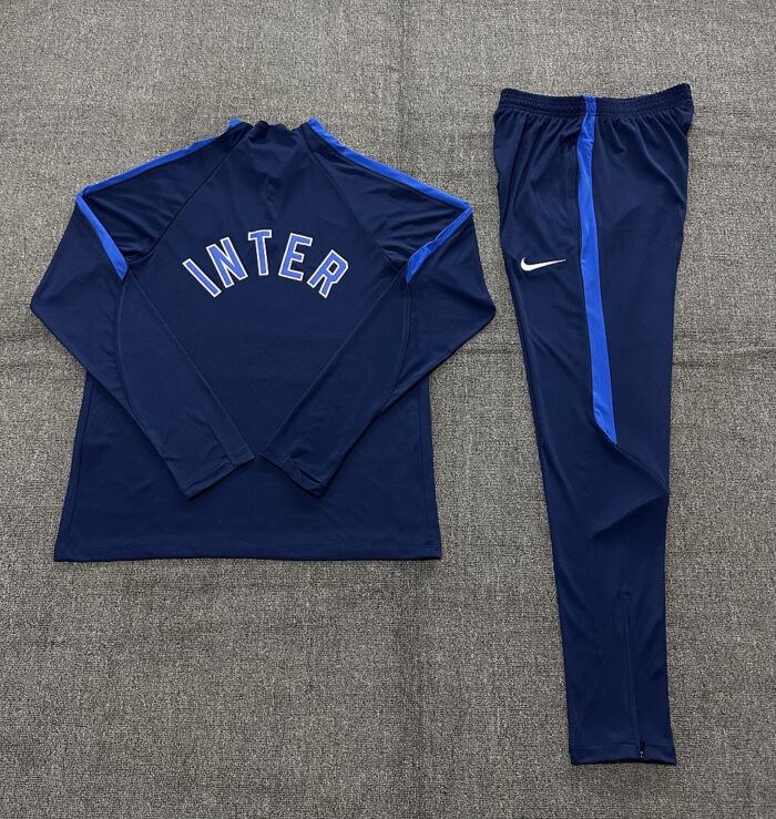 Kids Inter Milan 2026/27 Half-zip Navy Blue Tracksuit
