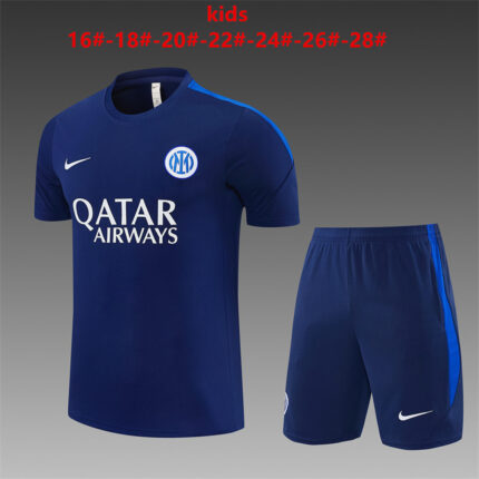 Kids Inter Milan 2026/27 Navy Blue Training Jersey