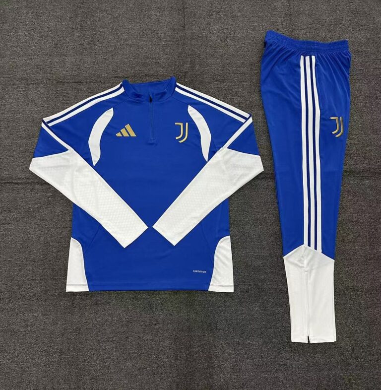 Kids Juventus 2026/27 Half-zip Royal Blue Tracksuit