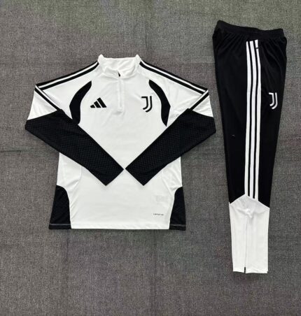 Kids Juventus 2026/27 Half-zip White Tracksuit