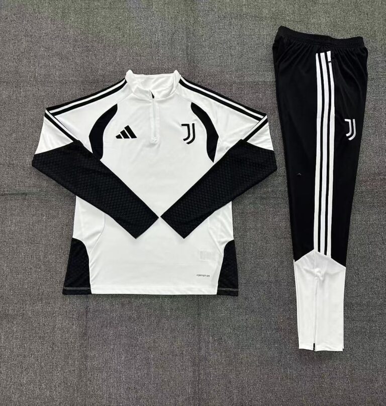 Kids Juventus 2026/27 Half-zip White Tracksuit