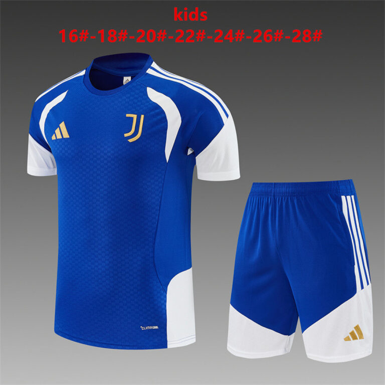 Kids Juventus 2026/27 Vivid Blue Suit Training Jersey