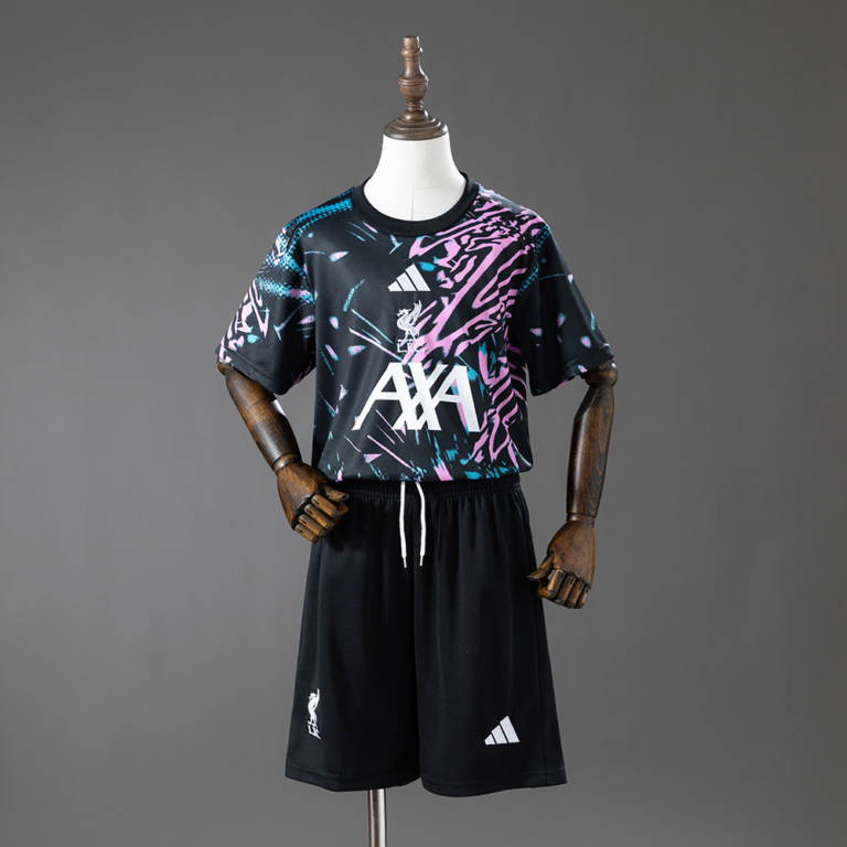 Kids Liverpool 2025/26 Black Kit