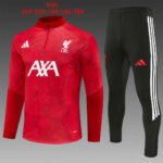 Kids Liverpool 2026/27 Camo Half-zip Red Tracksuit