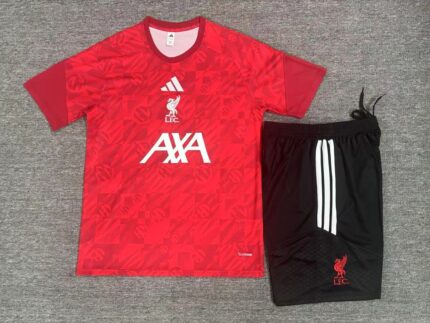 Kids Liverpool 2026/27 Camo Red Training Jersey