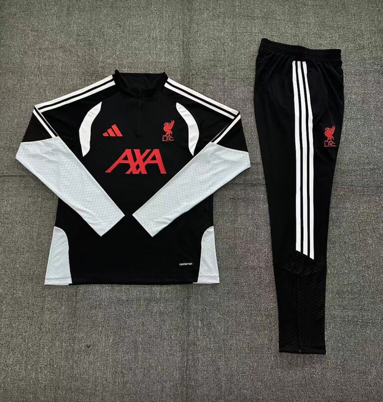 Kids Liverpool 2026/27 Half-zip Black Tracksuit