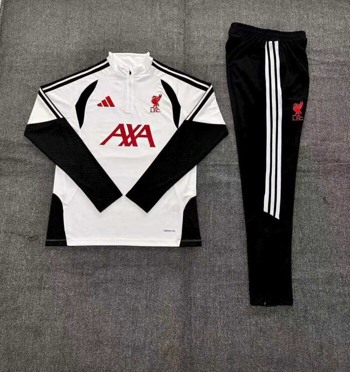 Kids Liverpool 2026/27 Half-zip White Tracksuit