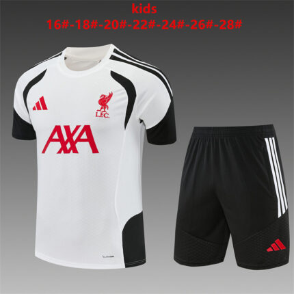 Kids Liverpool 2026/27 White Training Jersey