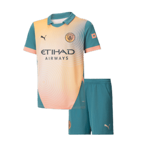 Kids Manchester City 2024/25 Fourth Definitely (UCL) Kit