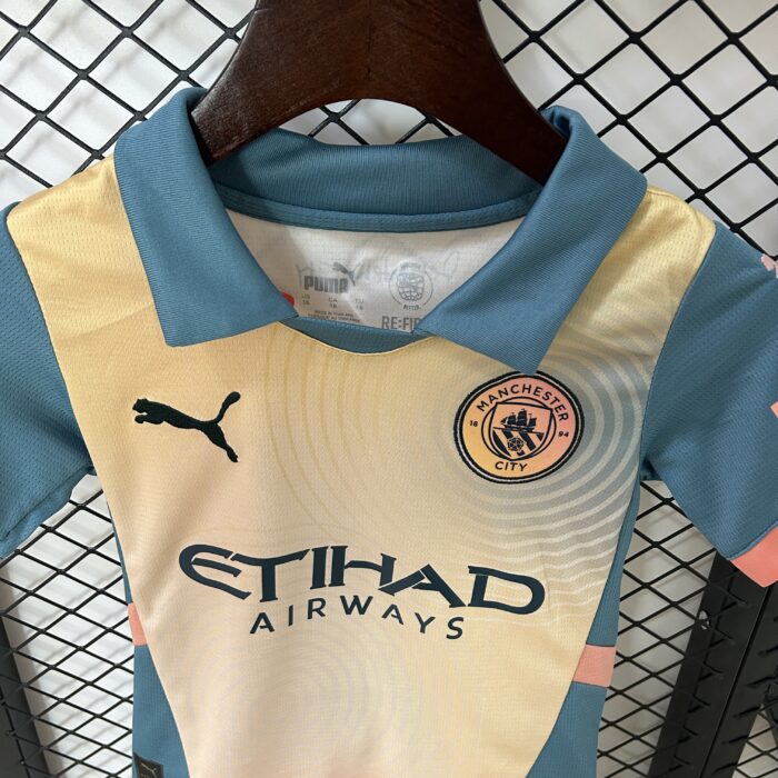 Kids Manchester City 2024/25 Fourth Kit
