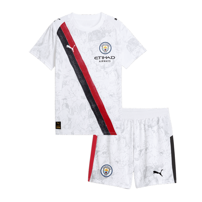 Kids Manchester City 2025/26 KidSuper World Cup Kit