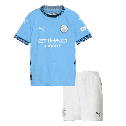 Kids Manchester City Home Kit