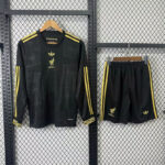 Kids Mexico 2025 black and gold special Long Sleeve Kit