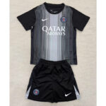 Kids Paris FC 2025/26 Goalkeeper Black Kit