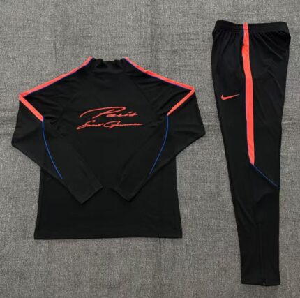 Kids Paris FC 2026/27 Half-zip Black Tracksuit