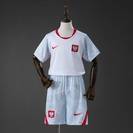 Kids Poland 2026 World Cup Home Kit