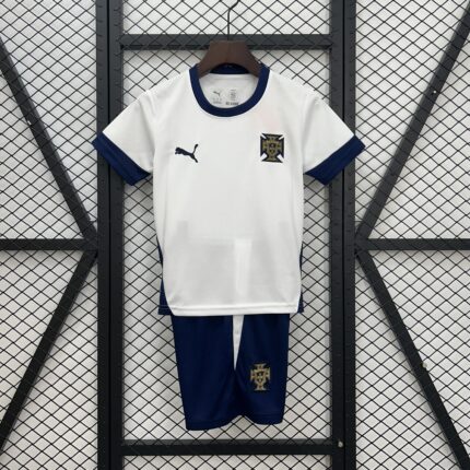 Kids Portugal 2025 White Training Jersey