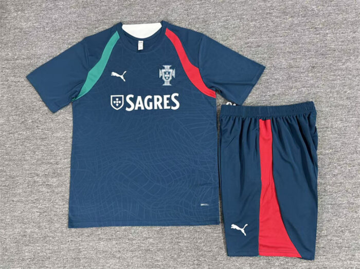 Kids Portugal 2026 World Cup Dark Green Training Jersey