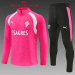 Kids Portugal 2026 World Cup Half-zip Pink Tracksuit